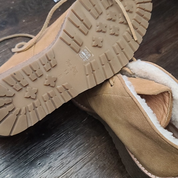 Coach Karson fur wedge bootie 11B - Picture 7 of 7